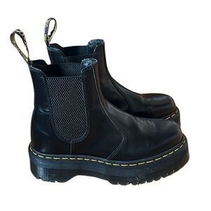 Dr. Martens Black Platform Chelsea Boot Women’s Size 8